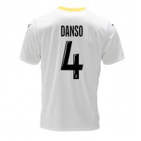 Camisa de Futebol RC Lens Kevin Danso #4 Equipamento Alternativo 2024-25 Manga Curta